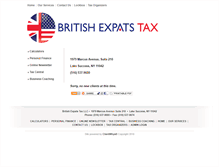 Tablet Screenshot of britishexpatstax.com